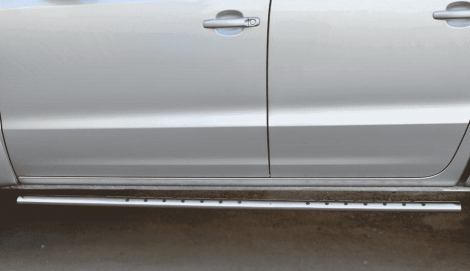Пороги труба с листом Russtal для Volkswagen Amarok