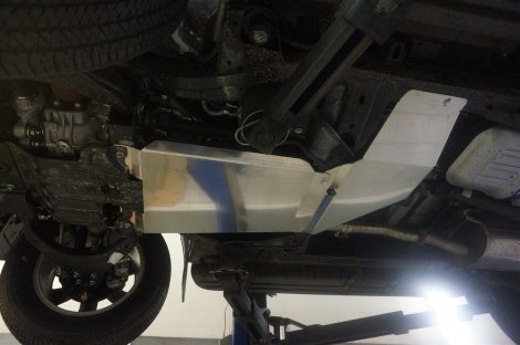 Алюминиевая защита КПП и РК АВС-Дизайн для Chevrolet Trailblazer (2013-2016)