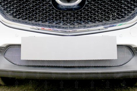 Защитная сетка радиатора ProtectGrille для Mazda CX-5 (2017-н.в.) хром